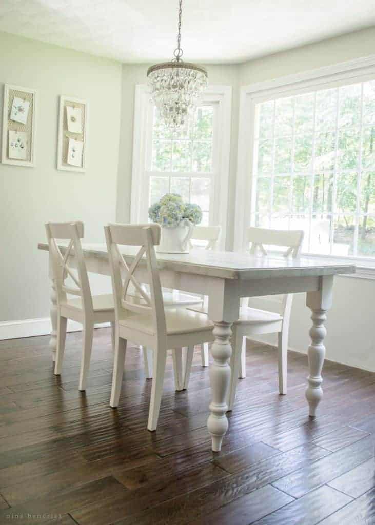 Diy Cottage Dining Table Tutorial, Picnic Table Dining Table